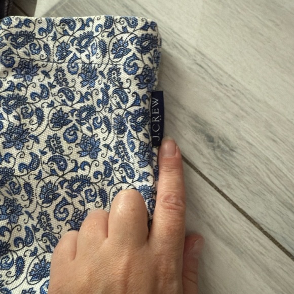 J.Crew structured canvas tote bag beach bag - Picture 6 of 11